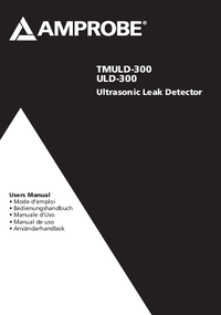 Thumbnail of document Manual - TMULD-300 Ultrasonic Leak Detector with Transmitter